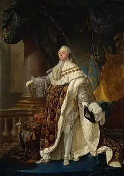 Luis XVI, 1778-1779, óleo de Antoine-François Callet (y taller).