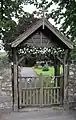 Lychgate en Ceredigion (Gales).