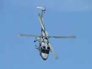 Uno de los Westland Lynx de los Black Cats en el Royal International Air Tattoo de 2005.