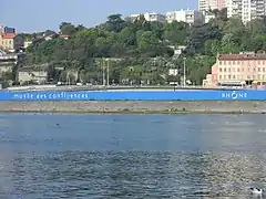 Vue du chantier à l'arrêt