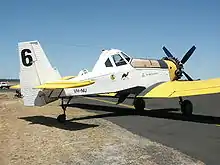 Un PZL M-18 Dromader polaco en Australia.