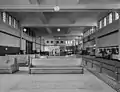 El interior de la estación en 1982