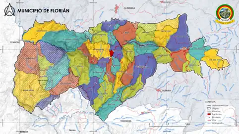 basado en la cartografía del EOT de Florián