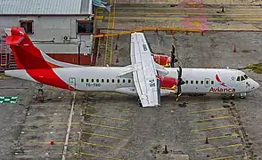 ATR 72-600 con matrícula TG-TRD de Avianca Guatemala