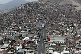 Vista aérea del distrito