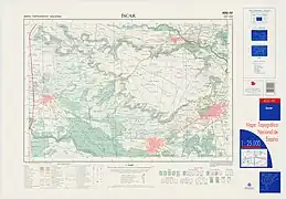 Mapa Topográfico del año 2000