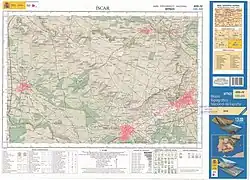 Mapa Topográfico del año 2014