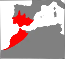 Distribución de M. brevis