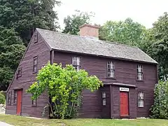 Casa de Macy-Colby (c. 1651), en Amesbury, Massachusetts.