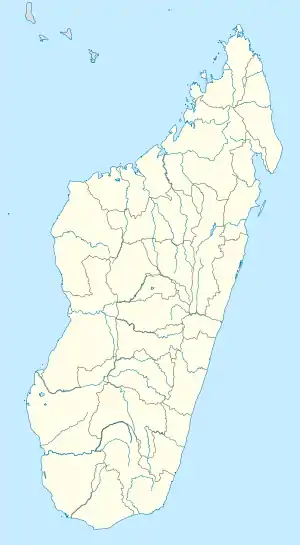 Distrito de Fandriana ubicada en Madagascar