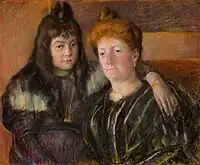 Madame Meerson y su hija (1899), pastel, Reynolda House Museum of American Art