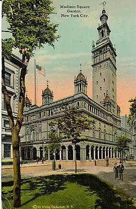 El antiguo Madison Square Garden de Nueva York