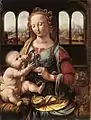 La Virgen del Clavel de Leonardo da Vinci está pintada en Vila Monastero en Varenna