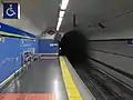 Estación antes de ser reformada.