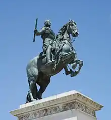 Estatua ecuestre de Felipe IV, de Pietro Tacca