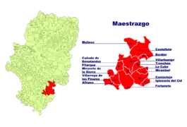 Maestrazgo turolense (comarca oficial en Aragón desde 1999)