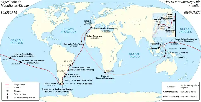 Expedición Magallanes-Elcano de 1519-1522.