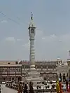 Manastambha en el Templo de Shri Mahavirji, Rajasthan, India