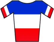 Maillot de campeón de Francia de ciclismo