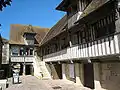 Casas de madera en el barrio de Vaucelles