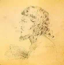 Retrato de un nativo de las islas Gilbert (entonces llamadas las islas Kingsmill), 1841