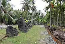 Dinero Rai en Gal, comunidad de Kanifay, isla de Wa'ab