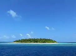 Isla desierta de Baa Atoll