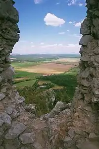 Vista de la llanura de Bor desde los Pequeños Cárpatos