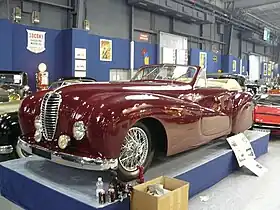 Delahaye tipo 135 M cabriolet "Malmaison" por Pourtout 1948.