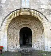 Portada meridional de la abadía de Malmesbury