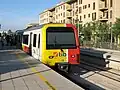 Tren de la serie 61 estacionado en Manacor.