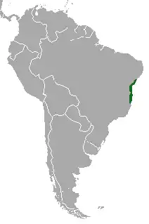 Distribución de B. torquatus