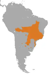 Distribución del aguará guazú.