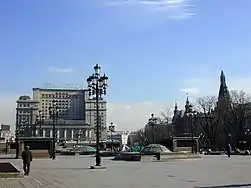 Vista al Hotel Moskva (lado este)