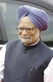 Manmohan Singh,  Primer-ministro de India.