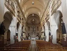 Interior de la iglesia