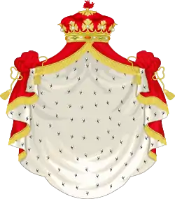 Manto y corona de un Grande de España // Mantle and coronet of a Grandee of Spain