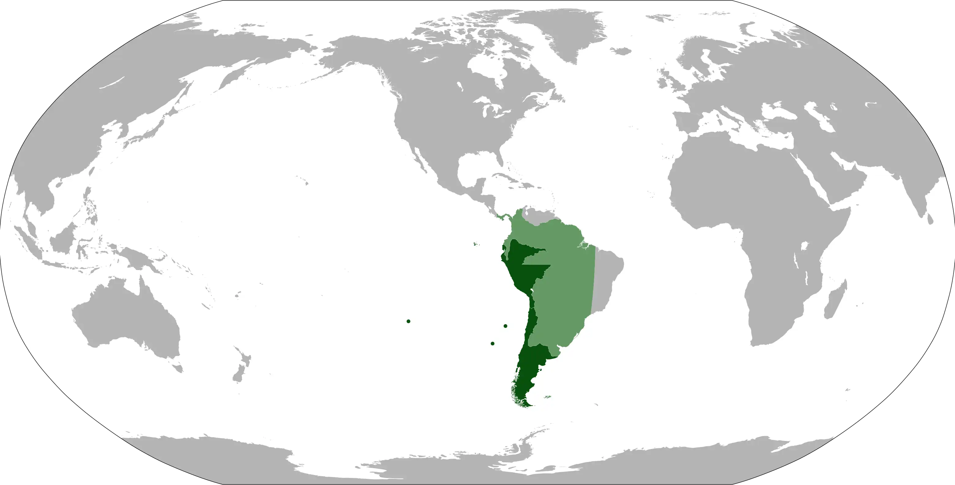 Map of the Viceroyalty of Peru