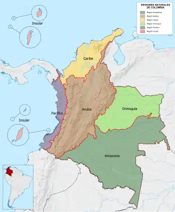 Regiones de Colombia