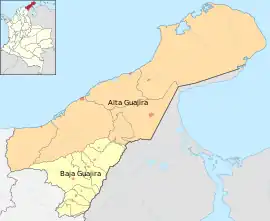 Subregiones de La Guajira