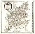 Mapa de la provincia de Ávila (año 1769)
