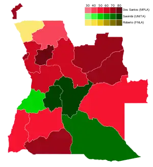 Elecciones generales de Angola de 1992