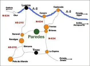 Mapa de carreteras