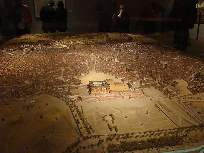 La maqueta de Madrid realizada entre los años 1828 y 1830.