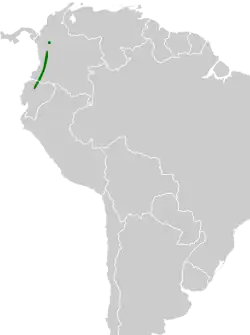 Distribución geográfica del subepalo estrellado.