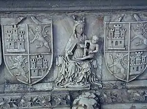 Detalle del sepulcro de María de Molina