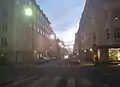 Calle Mariankatu en diciembre de 2021