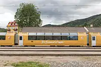 Coche panorámico para el ferrocarril austríaco Mariazellerbahn.