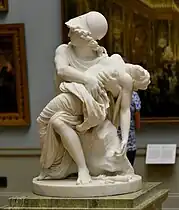 Marte y Venus  (c. 1775), del sueco Johan Tobias Sergel (Nationalmuseum, Stockholm)