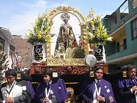 Procesión de San Martín de Porres.